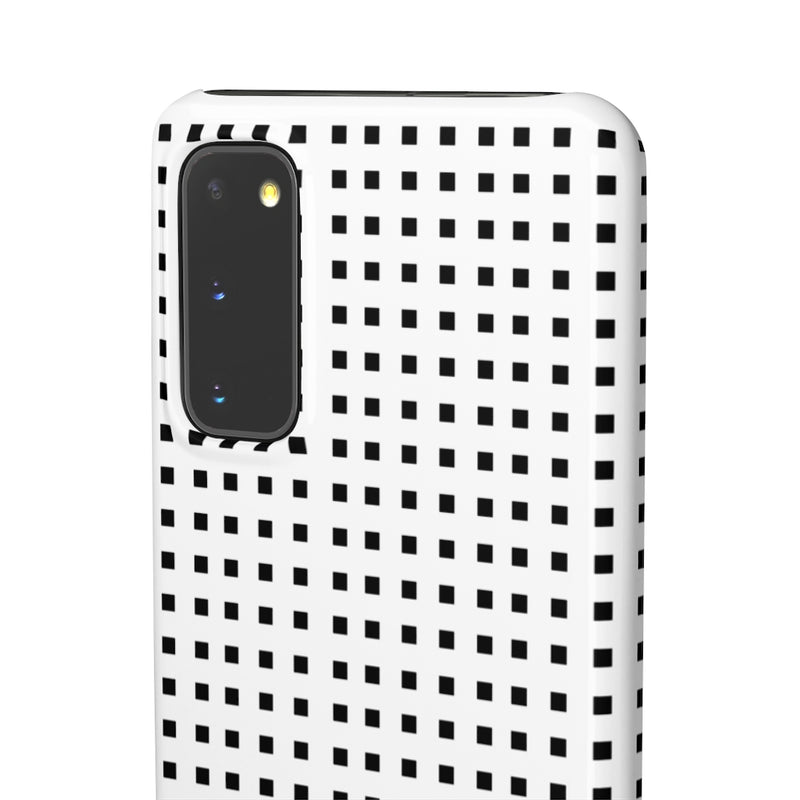Modern Black Squares Phone Case