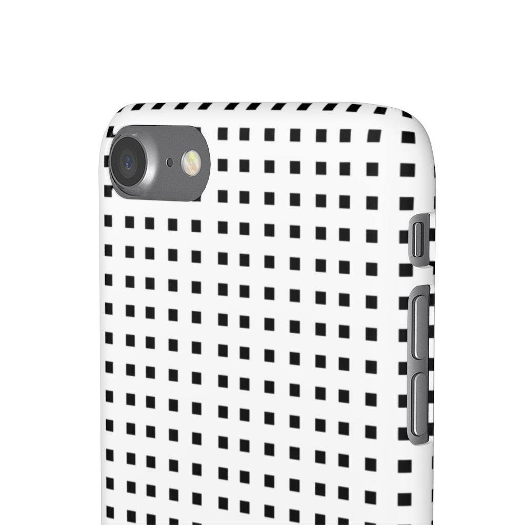 Modern Black Squares Phone Case