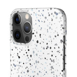 White Terazzo Phone Case