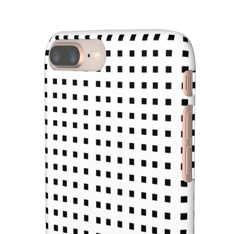 Modern Black Squares Phone Case