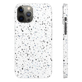 White Terazzo Phone Case
