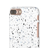 White Terazzo Phone Case