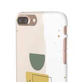Mid Century Modern Phone Case in Yellow/Green/Pink