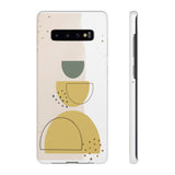 Mid Century Modern Phone Case in Yellow/Green/Pink