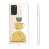 Mid Century Modern Phone Case in Yellow/Green/Pink