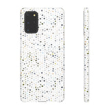 White Terrazzo Phone Case