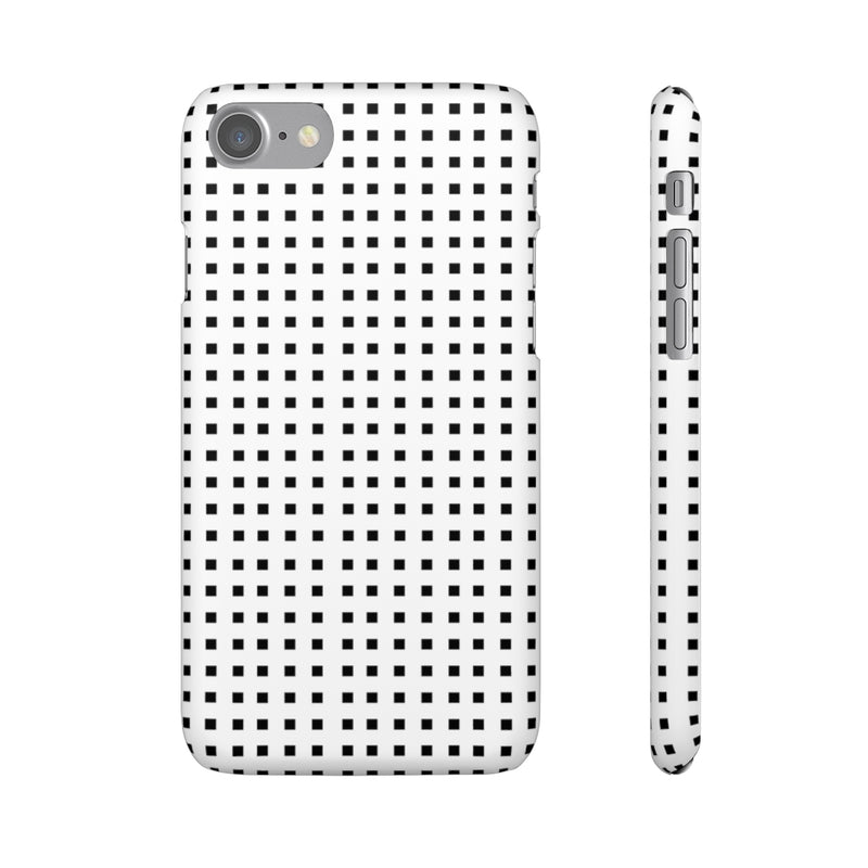 Modern Black Squares Phone Case