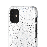White Terazzo Phone Case