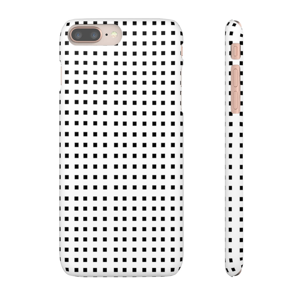 Modern Black Squares Phone Case