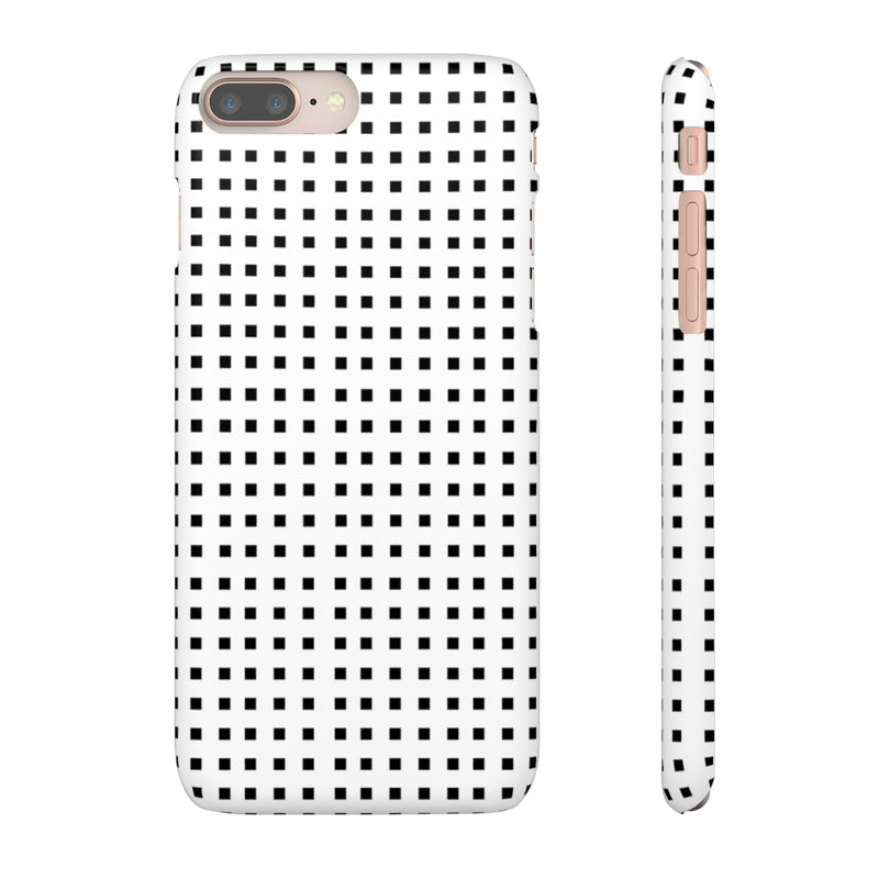 Modern Black Squares Phone Case