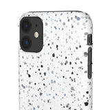 White Terazzo Phone Case