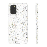 White Terrazzo Phone Case