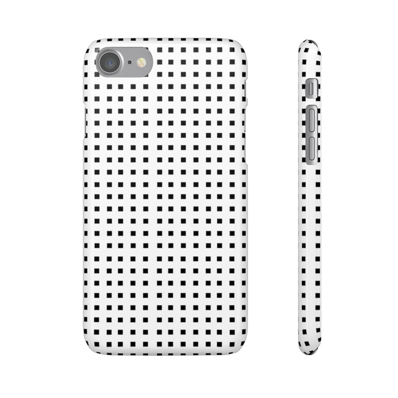 Modern Black Squares Phone Case