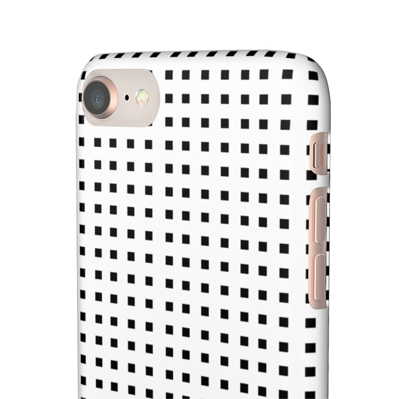 Modern Black Squares Phone Case
