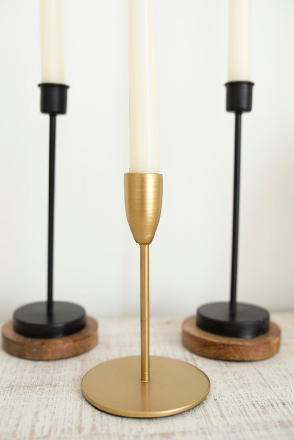 Gold Taper Holder Short