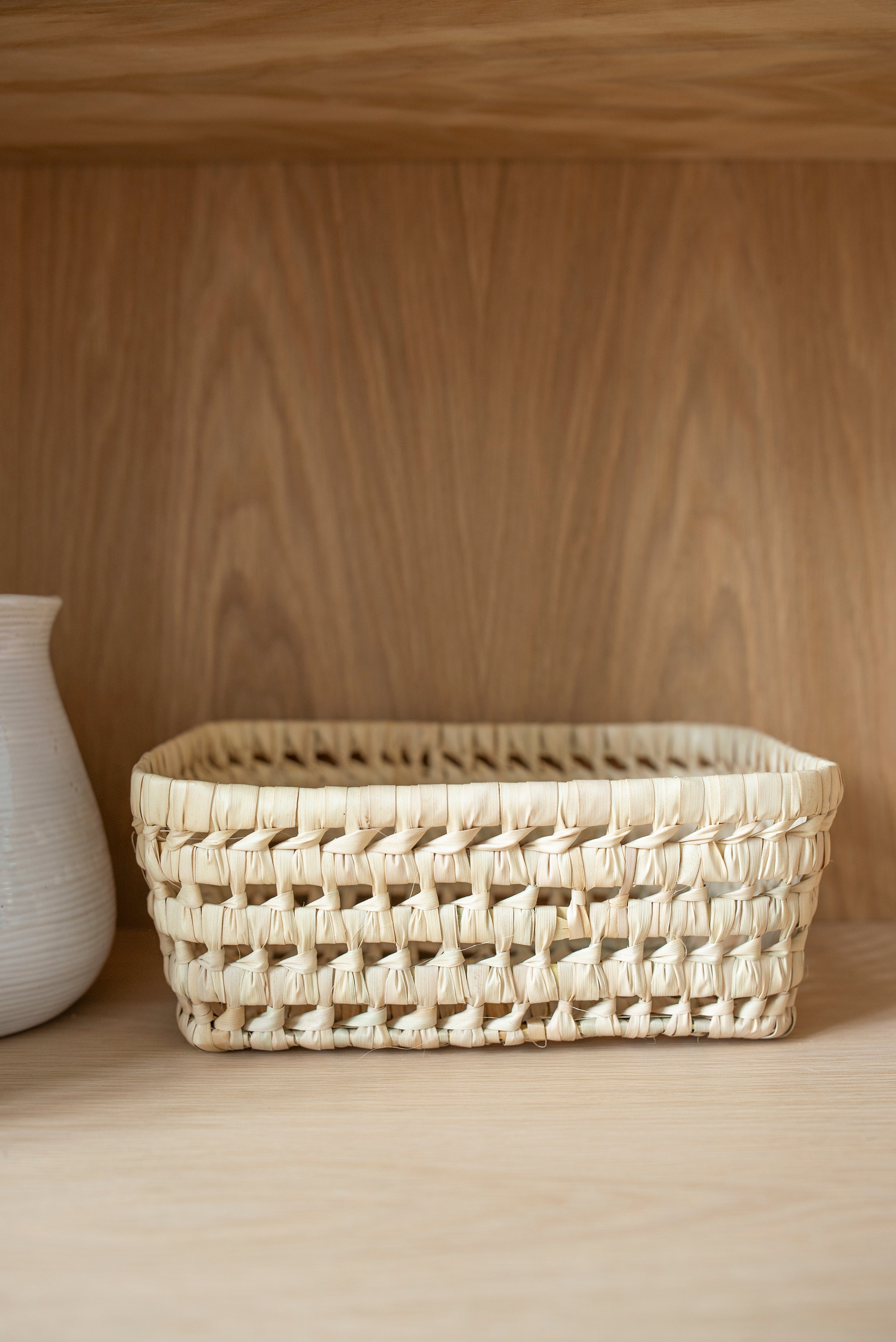 Open Weave Storage Basket