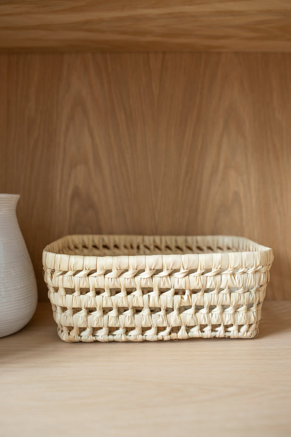 Open Weave Storage Basket