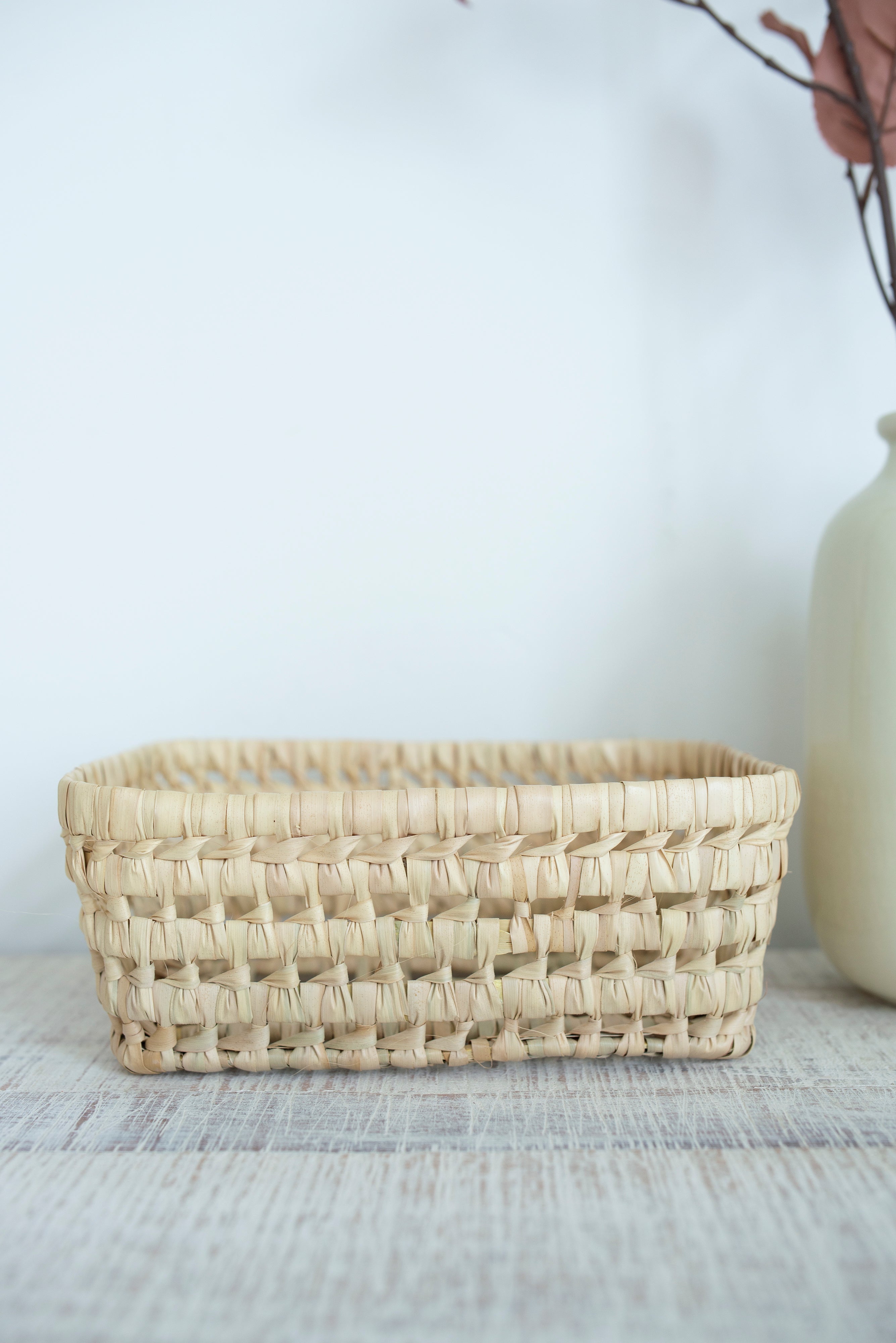 Open Weave Storage Basket