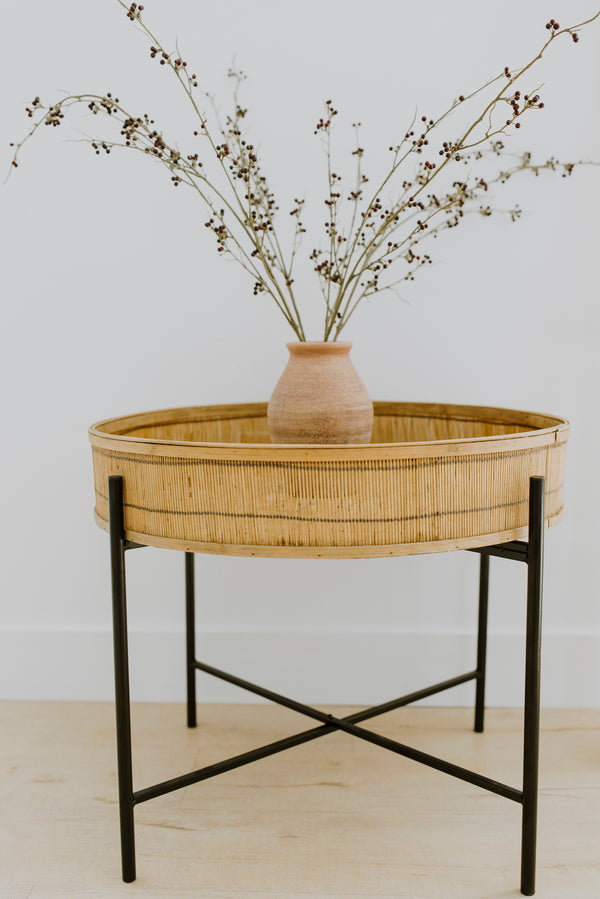 Bamboo Side Table
