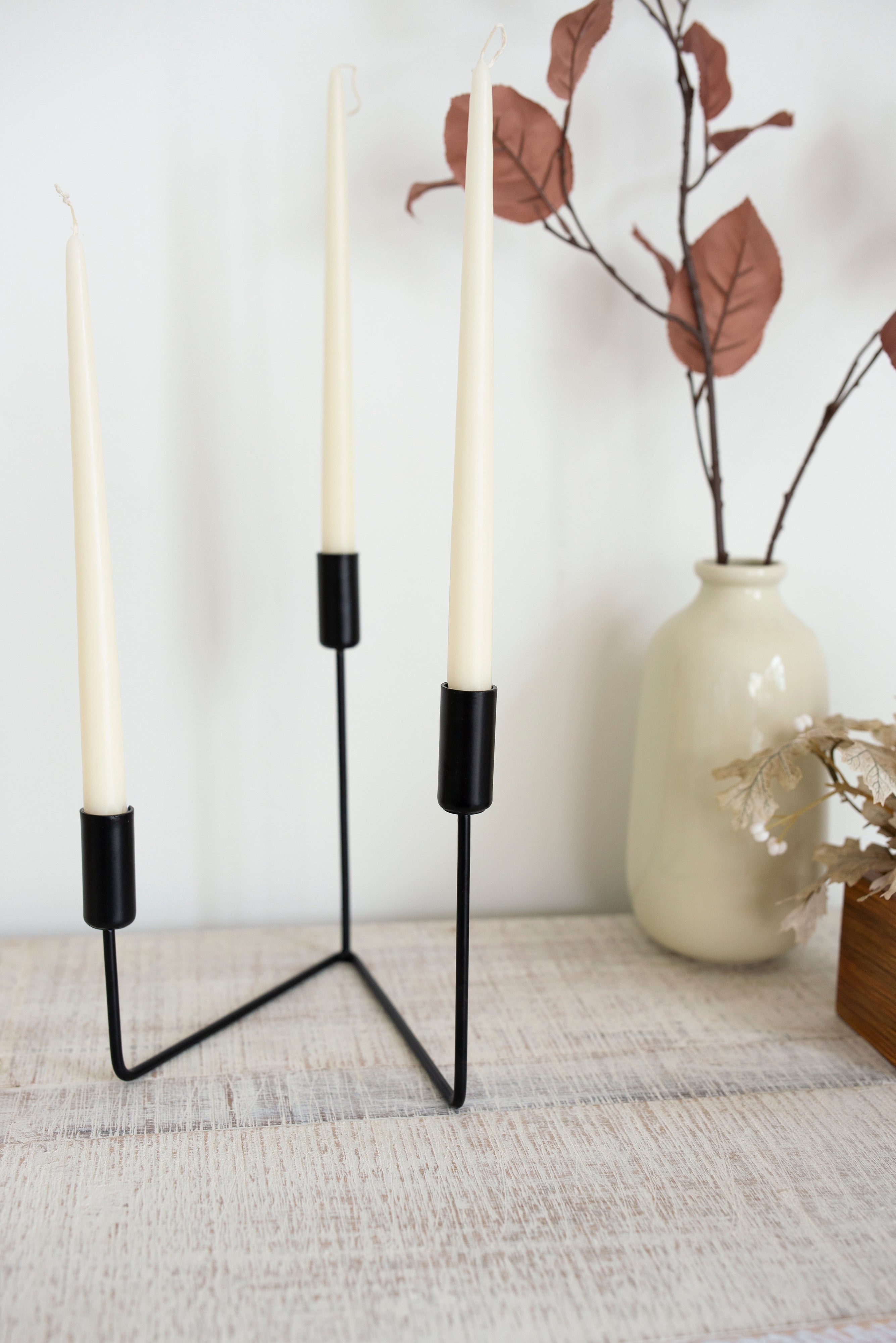 Angled Taper Holder Centerpiece
