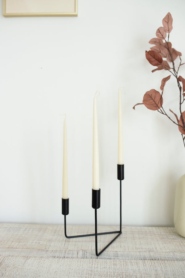 Angled Taper Holder Centerpiece