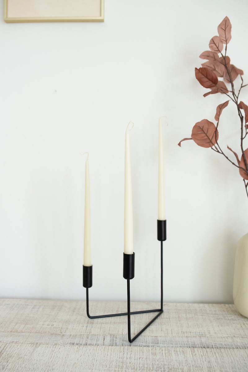 Angled Taper Holder Centerpiece
