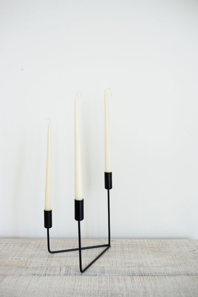Angled Taper Holder Centerpiece