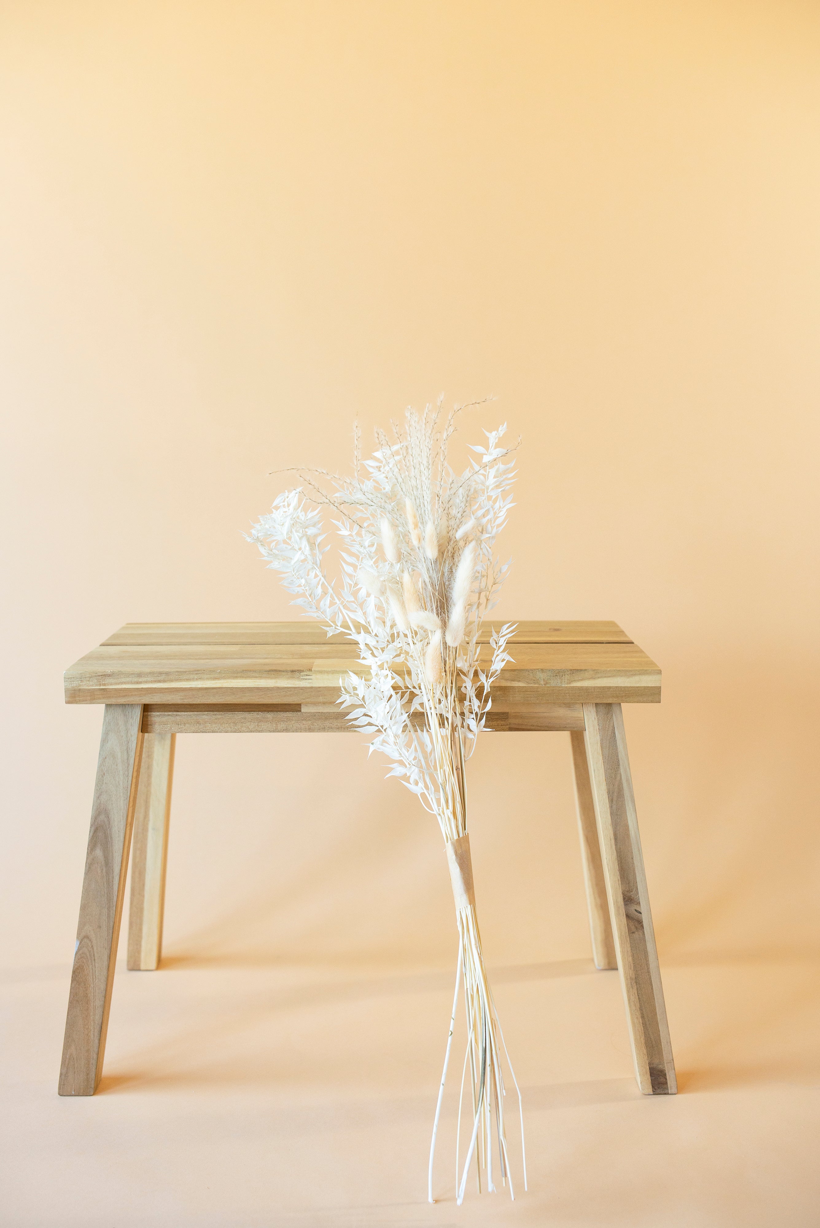 White Boho Scandi Dried Flowers Mix