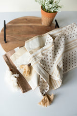 Embroidered Cross Tea Towels